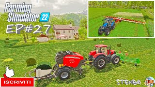 Farming Simulator 22 ita EP#27 INSILATO E FIENO DI KEEL E LUZERNE  map Ls22 Ollihausen #sten84