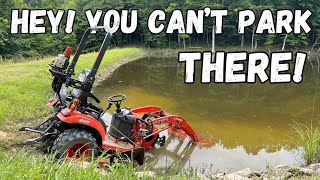 I Drove My Tractor Into the Pond!