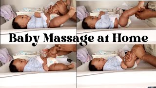 Newborn Routine | How to Massage a Newborn | Baby Massage Tutorial for New Mums