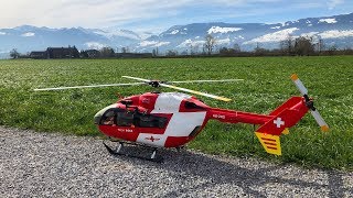 RC Heli Rega EC 145 HB-ZRD Saisonstart 2019