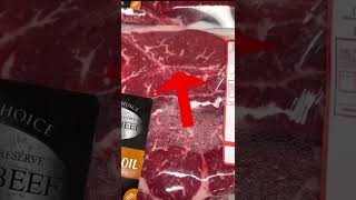 Fake Steak Top Sirloin sold as New York Strip #shorts