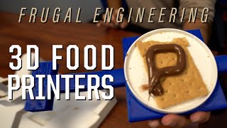 Designing 3D food printers with frugal engineering