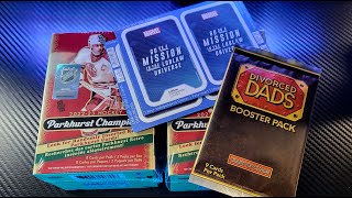 Random Rip Time!! Divorced DADS, 2022-23 Parkhurst Champions, and Marvel Loblaw's Cards