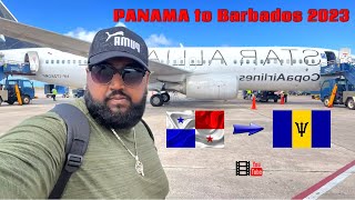 Flying from PANAMA TO BARBADOS on a Beautiful day| Vlog | 4K |