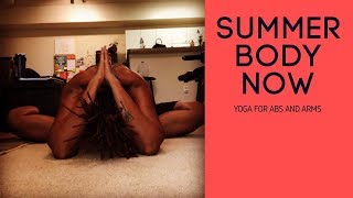 Summer Body Now Ep 1 | Yoga For Sexy Abs And Arms | Vlogmas... Kinda Ep 1 | GatHouse Fitness [125]