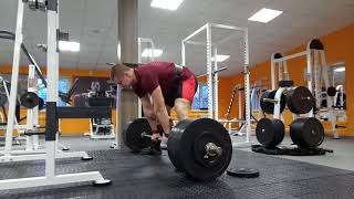 Light deadlift training session 272 kg 4x3 3d set @ 93 kg b/w