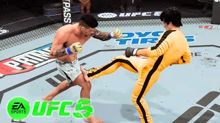 🐲 UFC5 Bruce Lee vs Brandon Royval UFC 5 - Real Match 🐲