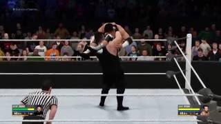 WWE 2K16: Steenalizer (Regular Move + Pin Combo)