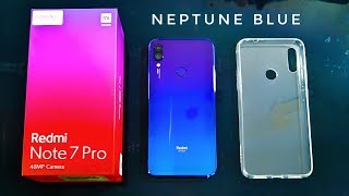 Redmi Note 7 Pro Neptune Blue Color,Unboxing Review with Camera Sample,Note 7 Pro vs Realme 3 Pro