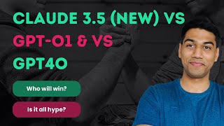 Claude 3.5 vs GPT 4o vs GPTo1 | Claude 3.5 New | ChatGPT | AI