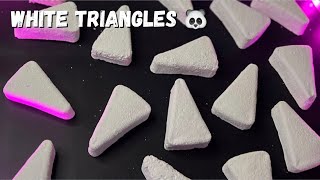 24 White Triangles Collab 🐼 | So Satisfying ASMR