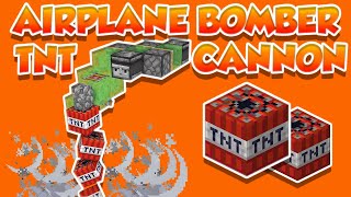 Airplane Bomber TNT Cannon in Minecraft Hindi