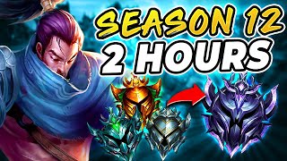 How to ACTUALLY Climb to Diamond in Season 12 with Yasuo in 2 Hours - League of Legends