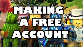 Making a FREE account