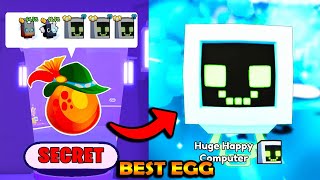 ENCONTREI O MELHOR EGG PARA CONSEGUIR O NOVO HUGE HAPPY COMPUTER NO PET SIMULATOR 99 - ROBLOX