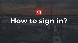 ch-aviation: How to sign in?