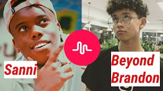 BEYONDBRANDON vs. SANNI Musical.ly Compilation