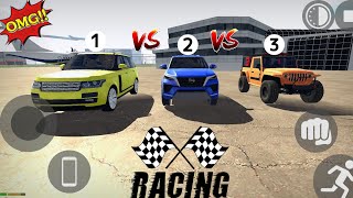 Thar Vs Fortuner Vs Range Rover in Indian Bikes Driving 3d