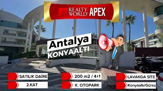 Antalya Konyaaltı Gürsu 4+1 Satılık Lüks Daire - Lavanda Sitesi