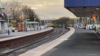 Network Rail Test Train Passing Through Kirkcaldy, Fife.