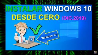 ⭐✌🏻💻DESCARGAR E INSTALAR WINDOWS 10 (DIC 2019) SIN ERRORES DESDE CERO👍🏻