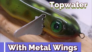 Making Metal Wings for a Topwater Crawler lure