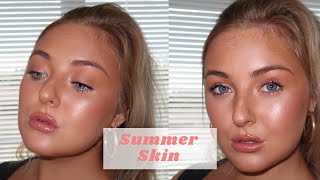 SUMMER SKIN *NO FOUNDATION* TUTORIAL | AMY WRIGHT