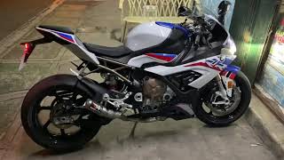 Soundcheck on BMW S1000rr 2020 model with AR RACING GP IRR titanium