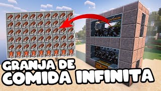 🐄 ¡CARNE y CUERO INFINITOS en Minecraft 1.21! 🤯 La GRANJA de VACAS Más FÁCIL 🐮 (Bedrock y Java)