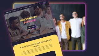 Web Design Courses Website Template | IT Bootcamp Website Builder