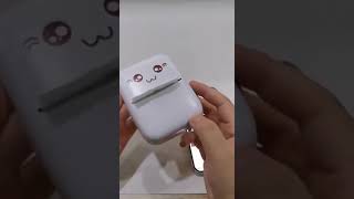 Elough Mini Printer Portable Label Printer Sticker Wireless Inkless Self adhesive Thermal Printer Im