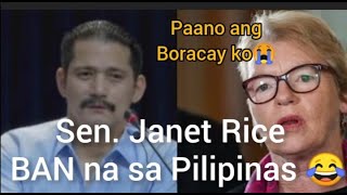 AUSTRALIAN SEN. JANET RICE BAN SA PINAS? Good Job Sen Robin Padilla 👍 #trending #viral #politics