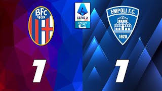 BOLOGNA-EMPOLI 1:1 | Partita frizzante, ma caro ITALIANO… davanti non ci siamo