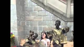 Funny Videos,Chinese Fake sculpture Action Art