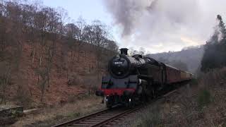 BR Standard Class 4 Tank No.80136  northbound in Newtondale [NYMR 2019]