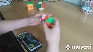 avg 5 2x2 6:98/среднее из 5 2х2 6:98/little magic cube/2х2 кубик рубика/rubik's cube