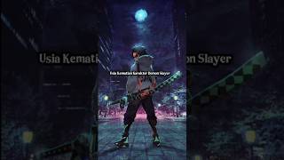 Usia Kematian Karakter Demon Slayer #shorts