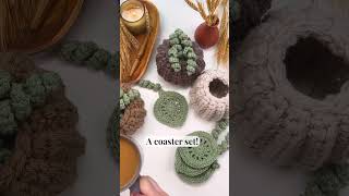 Crochet Pumpkin & Coaster Free Pattern