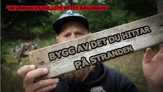 Betesbygge på stranden utan elverktyg! Super enkelt betesbygge