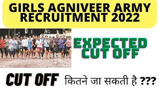 Girls Army Agniveer Expected Cut Off | Girls Army Cut Off 2022 | Girls Army Agniveer Cut off 2022