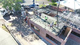 New Home - Pouring a first floor suspended slab