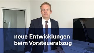 neue Entwicklungen beim Vorsteuerabzug | deimel FACHINFO