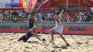 Polska vs. Szwecja PGNiG Beach Handball Płock 2015