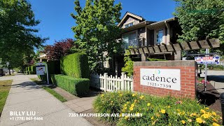 OPEN HOUSE❤️❤️❤️ Modern High Ceiling Townhome in Metrotown 🌟7351 MACPHERSON AVE, BURNABY #metrotown