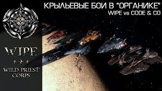 Elite Dangerous. Крыльевые бои в "органике". WIPE vs CODE & co.