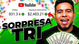 Como monetizar Canales de Youtube antes del Fin del Año - SORPRESA TRI