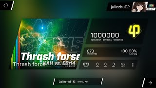 [Phigros] KAH vs. E0ri4 - Thrash Force (HD Lv.10) | ALL PERFECT