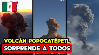 Aumento inesperado de actividad en el volcán Popocatépetl