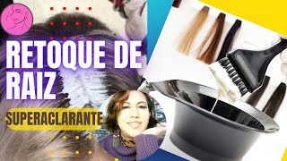 Retoque de raíz con tinte superaclarante / 𝓡𝓾𝓫𝓲𝓪  sin maltratos al cabello