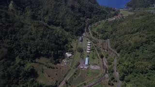 An aerial view of Spring Village St. Vincent & the Grenadines.